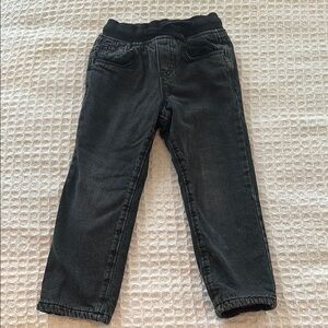 Black Fleece-Lined Extra Cozy Jeans